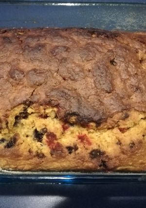 A picture of Pumpkin Bread with Chocolate Chips.
