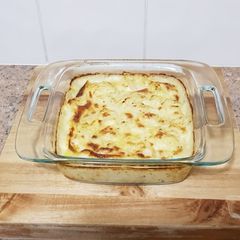 Cheesy Baked Cauliflower A picture of Cheesy Baked Cauliflower.
