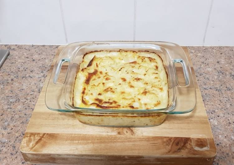 Easiest Way to Make Any-night-of-the-week Cheesy Baked Cauliflower