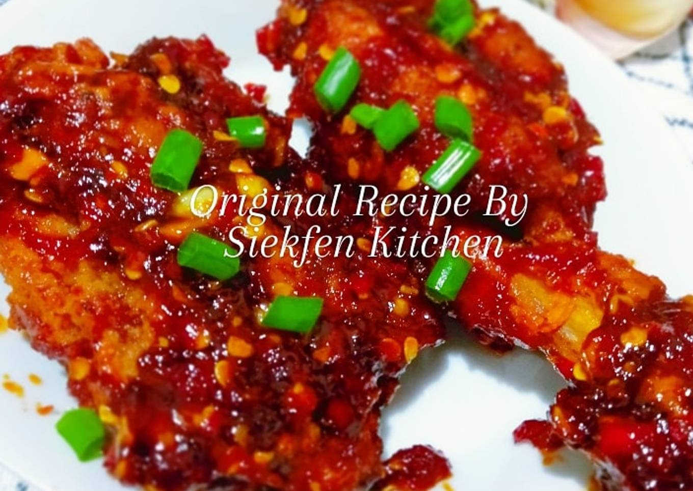 Chicken Red Sauce (Bukan resep Ayam Korea)