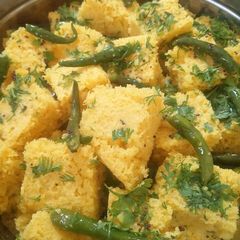 Dhokla A picture of Dhokla.