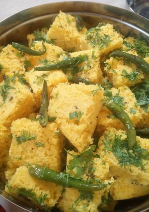 A picture of Dhokla.