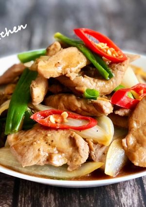 蔥爆豬肉 / 家常熱炒 的食譜成品照片