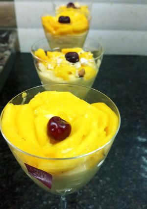 A picture of Mango Bread Instant Rabri.