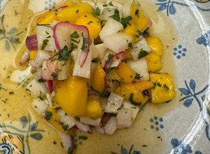 Una foto de Ceviche de mango