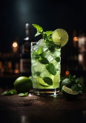 Una foto de Mojito tradicional