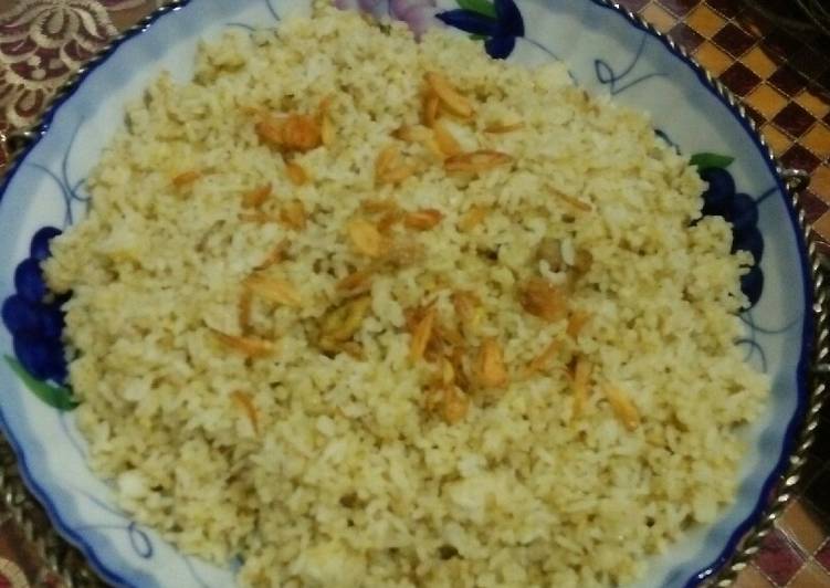 Menu sahur Nasi Goreng Telur