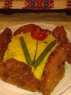 Rántott csirkemell torta recept fotója