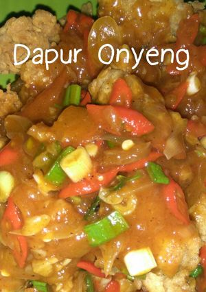 Foto resep Ayam goreng tepung saus asam pedas