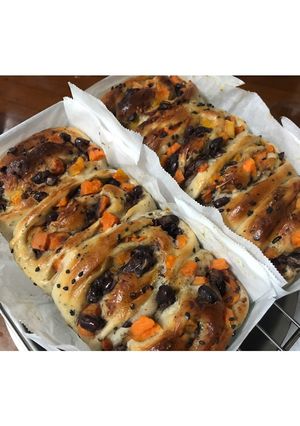 紅豆地瓜吐司 的食譜成品照片