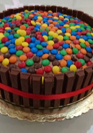 صورة لوصفة كيكة الكيت كات
