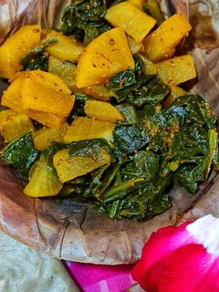 मूली और मूली के पत्ते की सब्जी (mooli aur patto ki sabzi recipe in Hindi) रेसिपी मुख्य फोटो