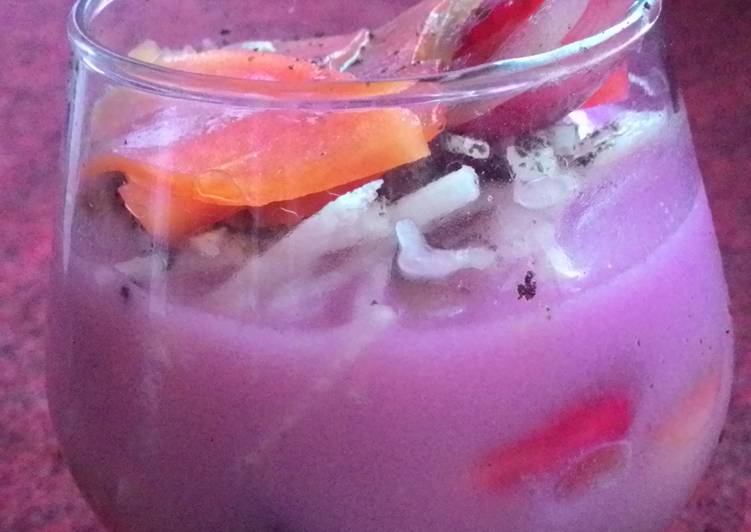 Resep masakan FRUITY KETOPRAK | Cara Membuat FRUITY KETOPRAK Yang Lezat Sekali