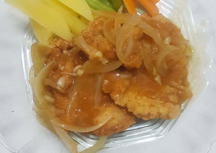 Resep Steak ayam crispy Anti Gagal