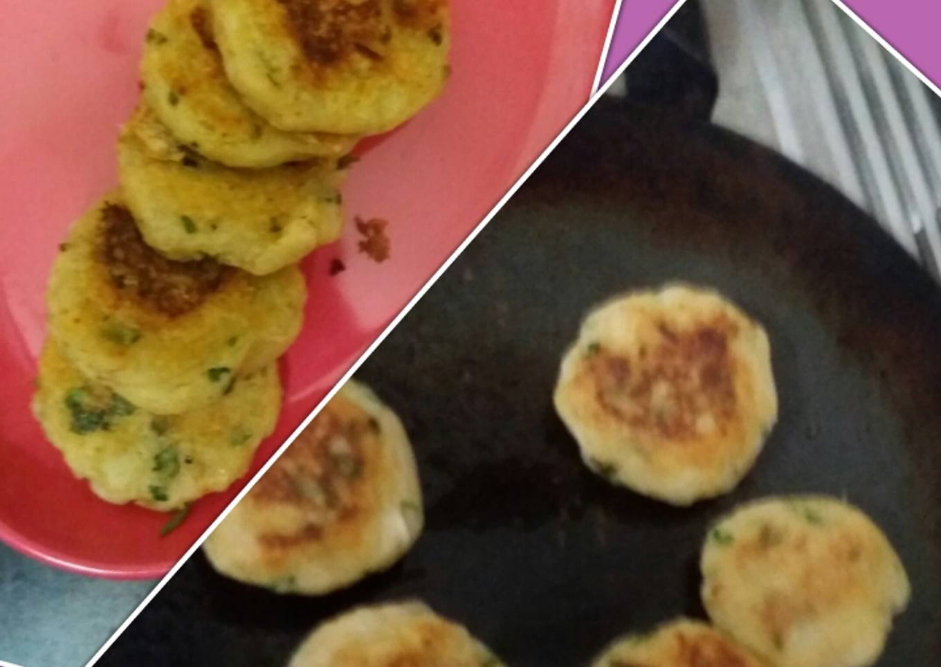 Raw banana tikki
