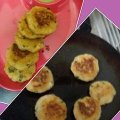A picture of Raw banana tikki.