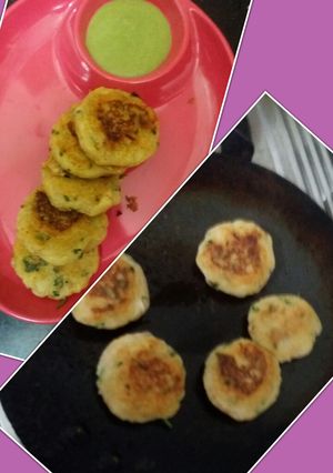 A picture of Raw banana tikki.