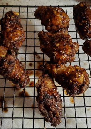 A picture of Korean Fried Chicken.