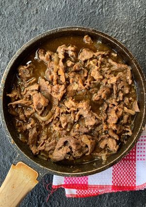 Foto resep Daging Sapi Lada Hitam - Black Pepper Beef