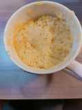 Mug cake au chocolat blanc