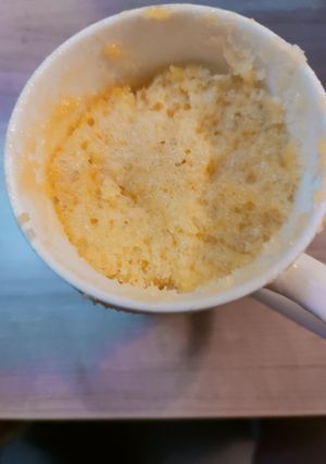 Une photo de Mug cake au chocolat blanc