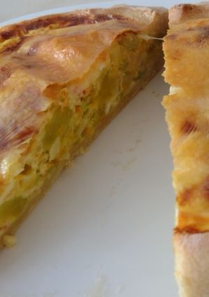 Una foto de Tarta de zapallitos