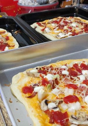 Foto resep Pizza tipis