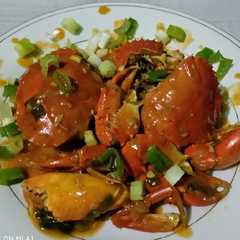 Kepiting asam manis yummy 😋😋 রেসিপির প্রধান ছবি