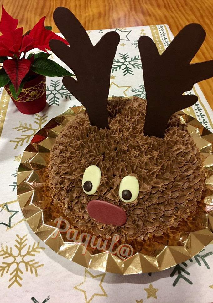Una foto de Tarta Reno 🦌🎅🎄