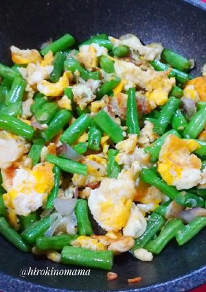 Foto resep Tumis telor buncis