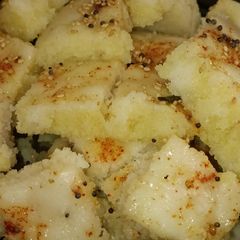 A picture of Suji curd dhokla.