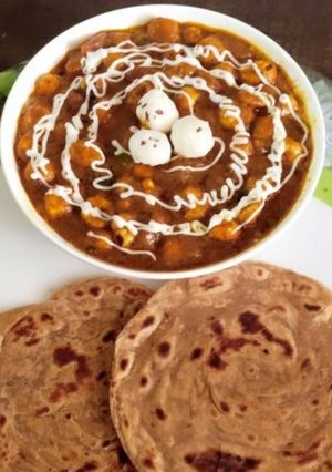 A picture of Makhana Masala Curry.