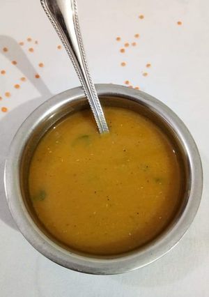 A picture of Red lentil soup.