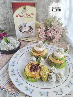 Foto resep Sus Crunchy Klepon (Choux Au Craquelin)