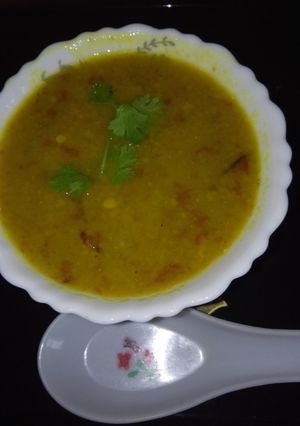 A picture of Zero oil Dal soup.