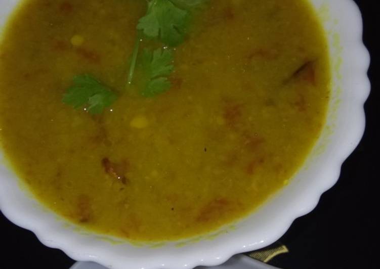 Zero oil Dal soup