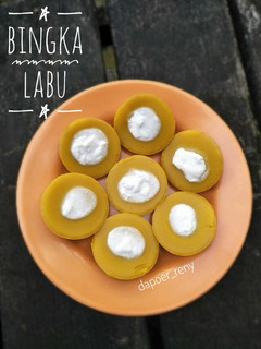 Foto resep Bingka/Kue Lumpur Labu Kuning Eggless