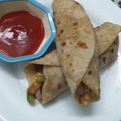 A picture of Paneer Roll.