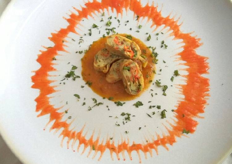 Telur dadar gulung aka gyeran mari