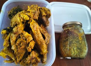 Foto resep Bebek ungkep empuk dan bumbu kuning