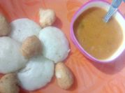 A picture of pumpkin vada