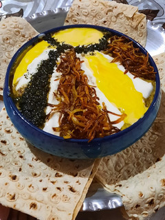 عکسی از دستور کشک و بادمجان