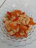 Tumis warna (wortel,utren,bunga kol)