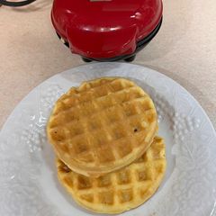 A picture of Cottage Cheese Chaffles.