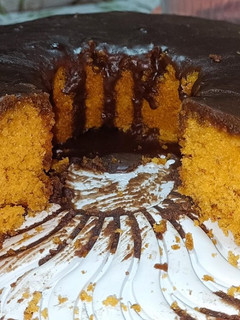 Una foto de Torta de zanahoria en licuadora molde 24 cm