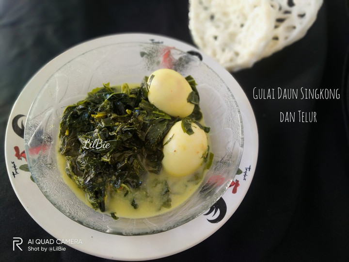 Resep Gulai Daun Singkong dan Telur, Bikin Ngiler