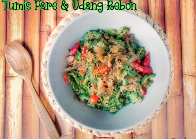 Tumis Pare & Udang Rebon