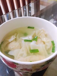 Foto resep Pangsit ayam rebus