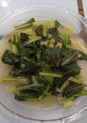 清炒油菜 的食譜成品照片