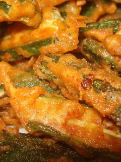 A picture of Simple crispy okra fry.